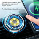 TOTU CACW-049 Rhinoceros Series Magsafe Car Air Outlet Vent Mount Clamp Holder 15W Fast Charging Qi Magnetic Wireless Charger For iPhone 12 Series(Black)