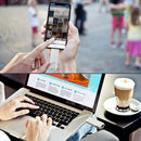 S29 3 in 1 64GB Micro USB 3.0 + USB-C / Type-C + 8 Pin Interface Metal Twister Flash Disk(Silver)