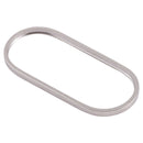 Rear Camera Glass Lens Metal Protector Hoop Ring for iPhone XS & XS Max(White)