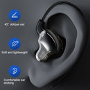 POLVCDG D6T 3.5mm Interface Double Moving Circle In Ear Wired Stereo Earphone for Xiaomi / OPPO / Huawei / Vivo,Upgraded Tuning Version(Black)