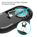 A04 3 in 1 Multi-function Qi Standard Wireless Charger for Mobile Phones & iWatch & AirPods (Black)