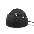 XBX-018 Multi-function 8 Pin + USB-C / Type-C + Micro USB 3 in 1 Phone Charging Holder Stand (Black)