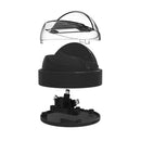 XBX-018 Multi-function 8 Pin + USB-C / Type-C + Micro USB 3 in 1 Phone Charging Holder Stand (Black)