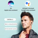 A6S IPX4 Waterproof Bluetooth 5.0 Wireless Bluetooth Earphone with Charging Box, Support for HD Calls & Siri & IOS Power Display(Black)