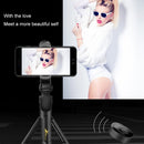 XT-09 Multi-function Live Broadcast Mobile Bluetooth Self-timer Pole Tripod (Red)