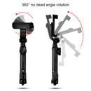 XT10 Multi-function Mobile Live Broadcast Bluetooth Self-timer Pole Tripod (White)