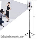 XT10 Multi-function Mobile Live Broadcast Bluetooth Self-timer Pole Tripod (White)