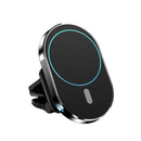 JJT-968 15W Max Output Magnetic Car Air Outlet Bracket Wireless Charger(Black)