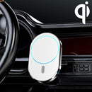 JJT-968 15W Max Output Magnetic Car Air Outlet Bracket Wireless Charger(White)