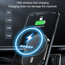 JJT-968 15W Max Output Magnetic Car Air Outlet Bracket Wireless Charger(Blue)
