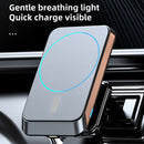 JJT-969 15W Max Output Magnetic Car Air Outlet Bracket Wireless Charger(White)