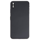 Battery Back Cover Assembly (with Side Keys & Loud Speaker & Motor & Camera Lens & Card Tray & Power Button + Volume Button + Charging Port + Signal Flex Cable & Wireless Charging Module) for iPhone XS(Black)