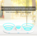 N200 Qi Standard 3 in 1 Wireless Charger 5W / 7.5W / 10W(White)