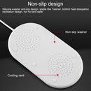 X10 Qi Standard Quick Wireless Charger 7.5W / 10W, For iPhone, Galaxy, Xiaomi, Google, LG, Watch and other QI Standard Smart Phones(White)