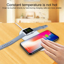 X10 Qi Standard Quick Wireless Charger 7.5W / 10W, For iPhone, Galaxy, Xiaomi, Google, LG, Watch and other QI Standard Smart Phones(White)