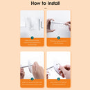 ROCK RPH0945 Adjustable 42 Degree Rotation ABS Stand Desktop Phone Tablet Holder (White)