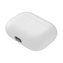 For AirPods Pro Solid Color Silicone Earphone Protective Case(White)