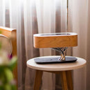 Tree Light Bluetooth Speaker Desk Lamp Phone Wireless Charger, UK Plug