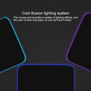 QI Standard Lighting Wireless Charger Thickening Computer Mouse Pad, Size: 79x30x0.7cm