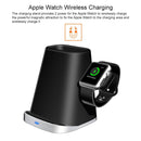 P8X QI Standard 3 in 1 Multifunctional Wireless Charger for iPhone / QI Phone & iWatch & AirPods