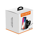 P8X QI Standard 3 in 1 Multifunctional Wireless Charger for iPhone / QI Phone & iWatch & AirPods