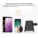 P8X QI Standard 3 in 1 Multifunctional Wireless Charger for iPhone / QI Phone & iWatch & AirPods