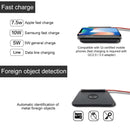 CX803 10W QI Standard Multi-Port USB Wireless Fast Charging Charger for Apple&Samsung