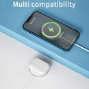 WIWU M5 15W QI Standard Magsafe Magnetic Fast Charging Wireless Charger for iPhone 12(White)