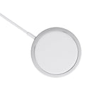 WIWU M5 15W QI Standard Magsafe Magnetic Fast Charging Wireless Charger for iPhone 12(White)