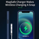 WIWU M5 15W QI Standard Magsafe Magnetic Fast Charging Wireless Charger for iPhone 12(White)