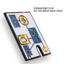 ROCK 3 in 1 Leather Portable Folding Wireless Charger for iPhone + iWatch + AirPods (Green)