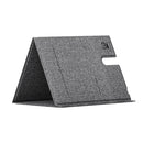 ROCK 3 in 1 Leather Portable Folding Wireless Charger for iPhone + iWatch + AirPods (Grey)