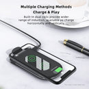 ROCK W30 15W Mobile Phone Wireless Charger Foldable Desktop Holder (Black)
