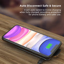 ROCK W30 15W Mobile Phone Wireless Charger Foldable Desktop Holder (Black)
