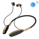 D01 Bluetooth 5.0 Hanging Neck Sports Wireless In-ear Bluetooth Earphone (Gold)