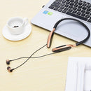 D01 Bluetooth 5.0 Hanging Neck Sports Wireless In-ear Bluetooth Earphone (Gold)