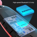 D01 Bluetooth 5.0 Hanging Neck Sports Wireless In-ear Bluetooth Earphone (Blue)