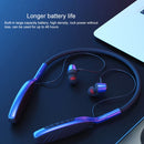 D01 Bluetooth 5.0 Hanging Neck Sports Wireless In-ear Bluetooth Earphone (Blue)