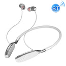 D01 Bluetooth 5.0 Hanging Neck Sports Wireless In-ear Bluetooth Earphone (Silver)