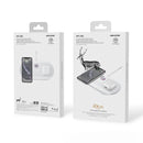 WK WP-U90 10W x2 Two-seater Wireless Charger (White)