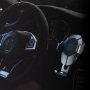 ROCK RWC-0232 10W QI Rotatable Infrared Touch Induction Wireless Charging Car Air Outlet Bracket for 4.7-6.5 inch Mobile Phones, B Version(Black)