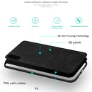 For iPhone X / XS PINWUYO Anti-wrestling Waterproof Full Coverage PC Case(Blue)