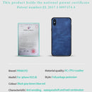 For iPhone X / XS PINWUYO Anti-wrestling Waterproof Full Coverage PC Case(Blue)