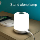 WS6 10W 2 USB Ports + USB-C / Type-C Port Multi-function Desk Lamp + Qi Wireless Charging Charger (White)
