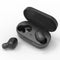 TWS-M1 TWS Bluetooth Earphone with Magnetic Charging Box, Support Memory Connection & Call & Battery Display Function(Black)