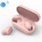 TWS-M1 TWS Bluetooth Earphone with Magnetic Charging Box, Support Memory Connection & Call & Battery Display Function(Pink)
