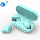 TWS-M1 TWS Bluetooth Earphone with Magnetic Charging Box, Support Memory Connection & Call & Battery Display Function(Green)
