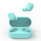 TWS-M1 TWS Bluetooth Earphone with Magnetic Charging Box, Support Memory Connection & Call & Battery Display Function(Green)