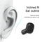 TWS-M1 TWS Bluetooth Earphone with Magnetic Charging Box, Support Memory Connection & Call & Battery Display Function(Green)