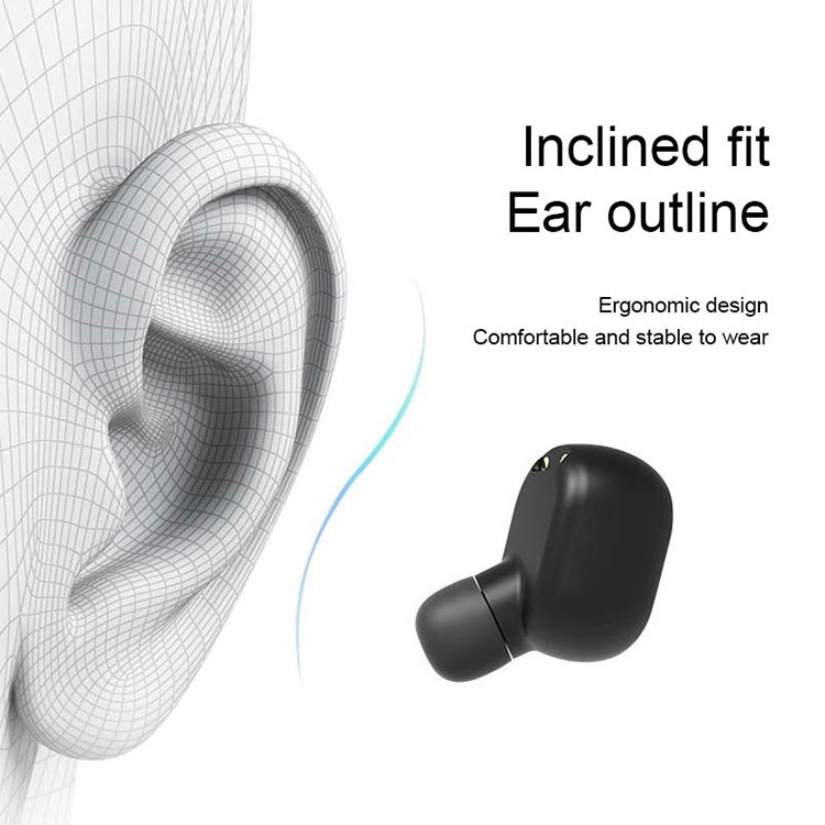 TWS-M1 TWS Bluetooth Earphone with Magnetic Charging Box, Support Memory Connection & Call & Battery Display Function(Green)